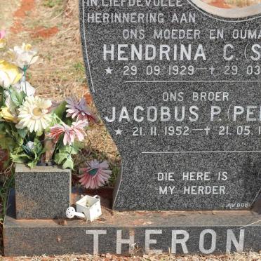 THERON Hendrina C. 1929-1991 :: THERON Jacobus P. 1952-1967