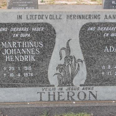 THERON Marthinus Johannes Hendrik 1915-1976 &amp; Ada 1922-1994