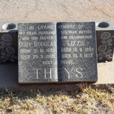 THEYS Cory Douglas 1893-1966 &amp; Lizzie 1894-1972