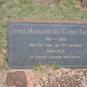 THERON Anna Margaretha 1881-1963