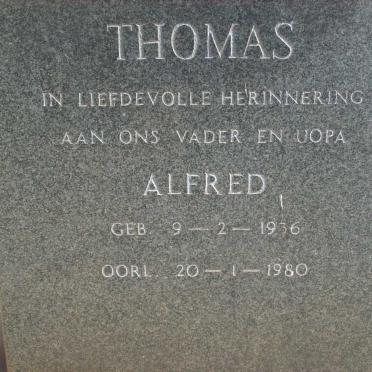 THOMAS Alfred 1936-1980