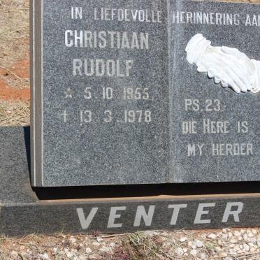 VENTER Christiaan Rudolf 1955-1978