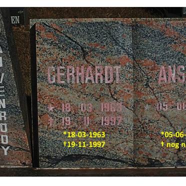 VENROOY Gerhardt, van 1963-1997 &amp; Ansa 1967-