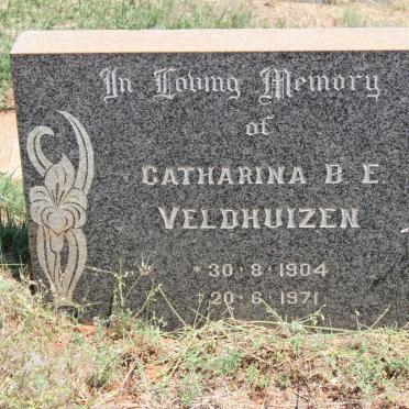 VELDHUIZEN Catharina B.E. 1904-1971