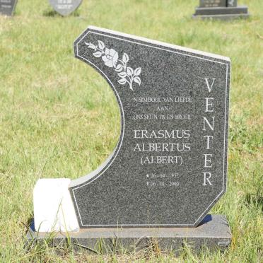VENTER Erasmus Albertus 1952-2000