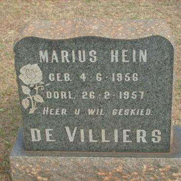 VILLIERS Marius Hein, de 1956-1957