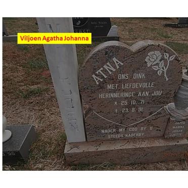 VILJOEN Atna 1971-1991