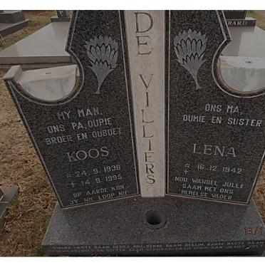 VILLIERS Koos, de 1936-1995 &amp; Lena 1942-