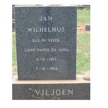 VILJOEN Jan Wilhelmus 1923-1984