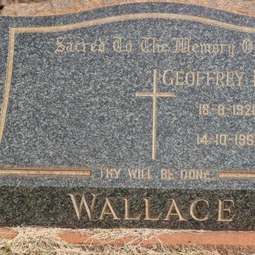 WALLACE Geoffrey Hugh 1920-1960