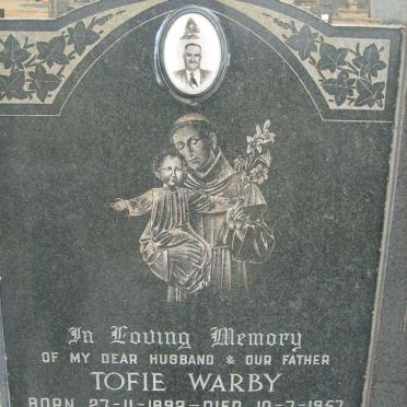 WARBY Tofie 1892-1957