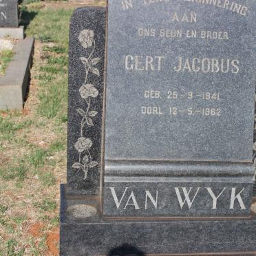WYK Gert Jacobus, van 1941-1962