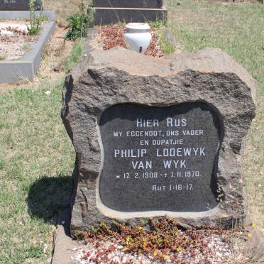 WYK Philip Lodewyk, van 1908-1970