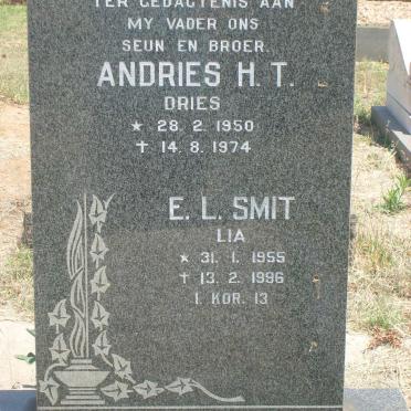 WYK Andries H.T., van 1950-1974 &amp; E.L. SMIT 1955-1996