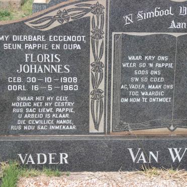 WYK Floris Johannes, van 1908-1963 & Johanna Susara M.M. 1914-1979 _2