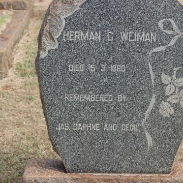 WEIMAN Herman G. -1960