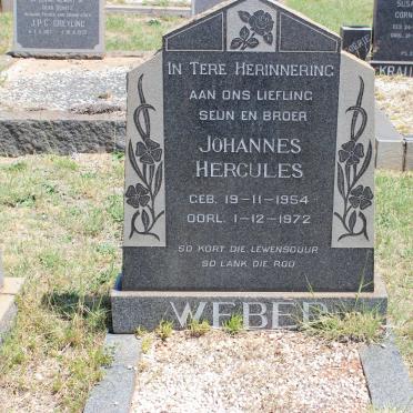 WEBER Johannes Hercules 1954-1972