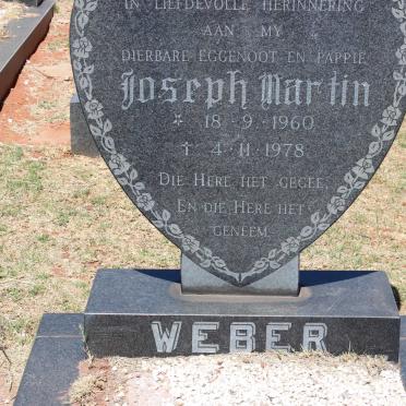 WEBER Joseph Martin 1960-1978