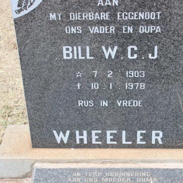 WHEELER W.C.J. 1903-1978