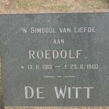 WITT Roedolf, de 1913-1960