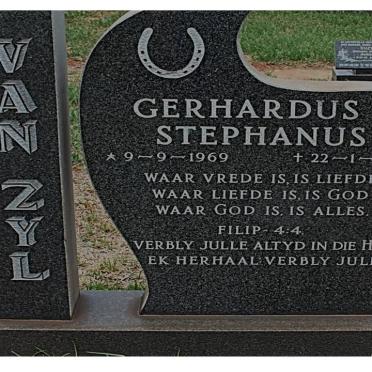 ZYL Gerhardus Stephanus, van 1969-1983