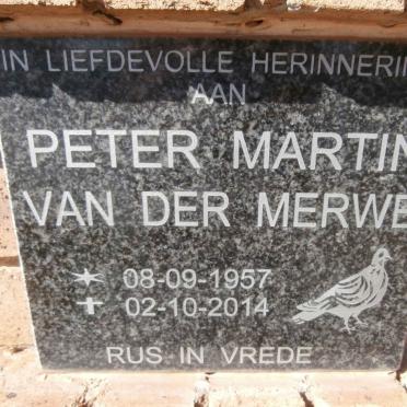 MERWE Peter Martin, van der 1957-2014