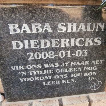 DIEDERICKS Shaun -2008
