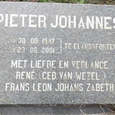 WYK Pieter Johannes, van 1947-2001