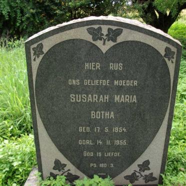 BOTHA Susarah Maria 1854-1955