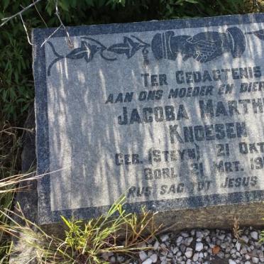 KNOESEN Jacoba Marthina nee STEYN 1889-1972