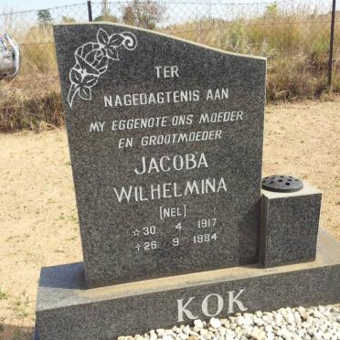 KOK Jacoba Wilhelmina nee NEL 1917-1984