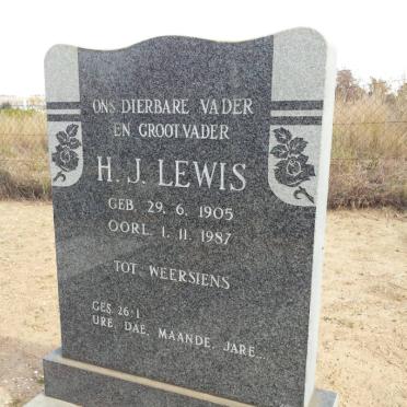 LEWIS H.J. 1905-1987
