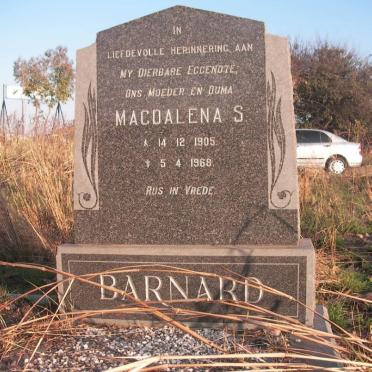 BARNARD Magdalena S. 1905-1968
