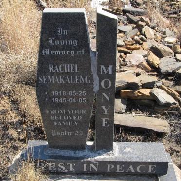 MONYE Rachel Semakaleng 1918-1945