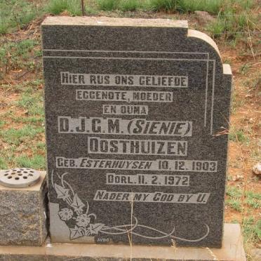 OOSTHUIZEN D.J.G.M. nee ESTERHUYSEN 1903-1972