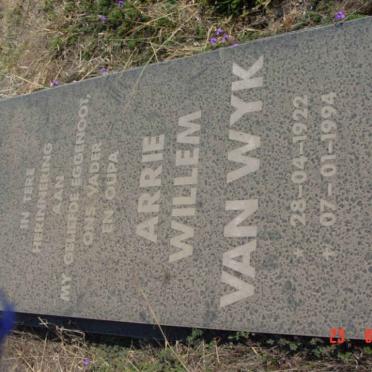WYK Arrie Willem, van 1922-1994