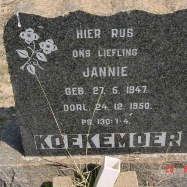 KOEKEMOER Jannie 1947-1950