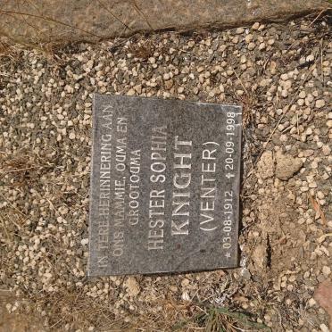 KNIGHT Albert William 1913-1964 &amp; Hester Sophia VENTER 1912-1998