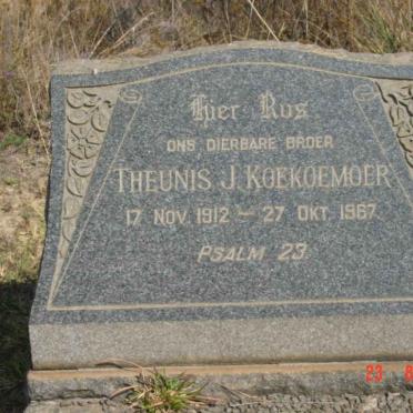 KOEKEMOER Theunis J. 1912-1967