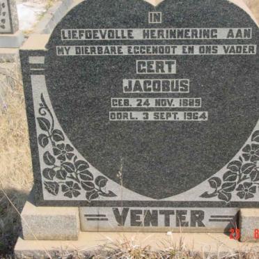 VENTER Gert Jacobus 1889-1964
