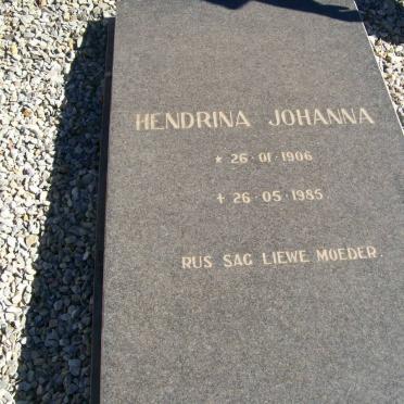 GROBLER Hendrina Johanna 1906-1985 