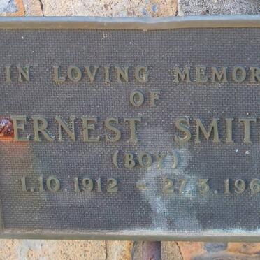 SMITH Ernest 1912-1964