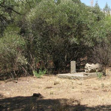 Gauteng, KRUGERSDORP district, Koestersfontein 45 IQ, farm cemetery_2