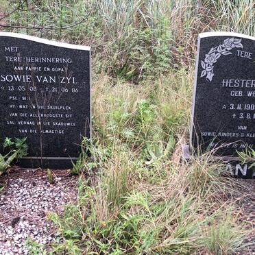 ZYL Sowie, van 1908-1986 & Hester Maria WESSELS 1909-1976