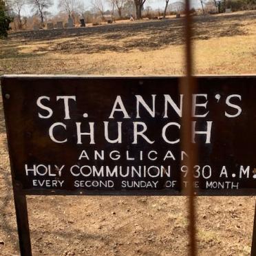 1. Overview / Oorsig St. Anne's Anglican Church Hekpoort