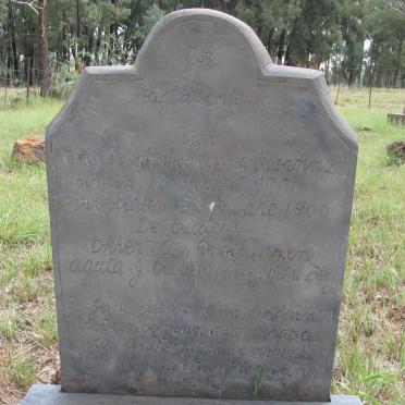 OOSTHUIZEN Anna Susanna 1900-1900