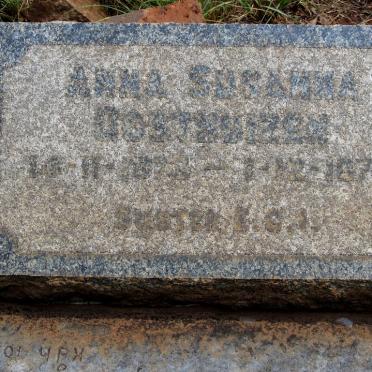 OOSTHUIZEN Anna Susanna 1873-1874