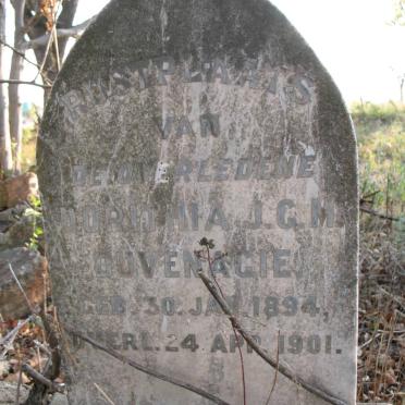 DUVENAGIE Dorithia J.C.M. 1894-1901