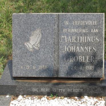 GROBLER Marthinus Johannes 1948-1989