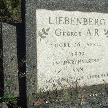 LIEBENBERG George A.R. -1959